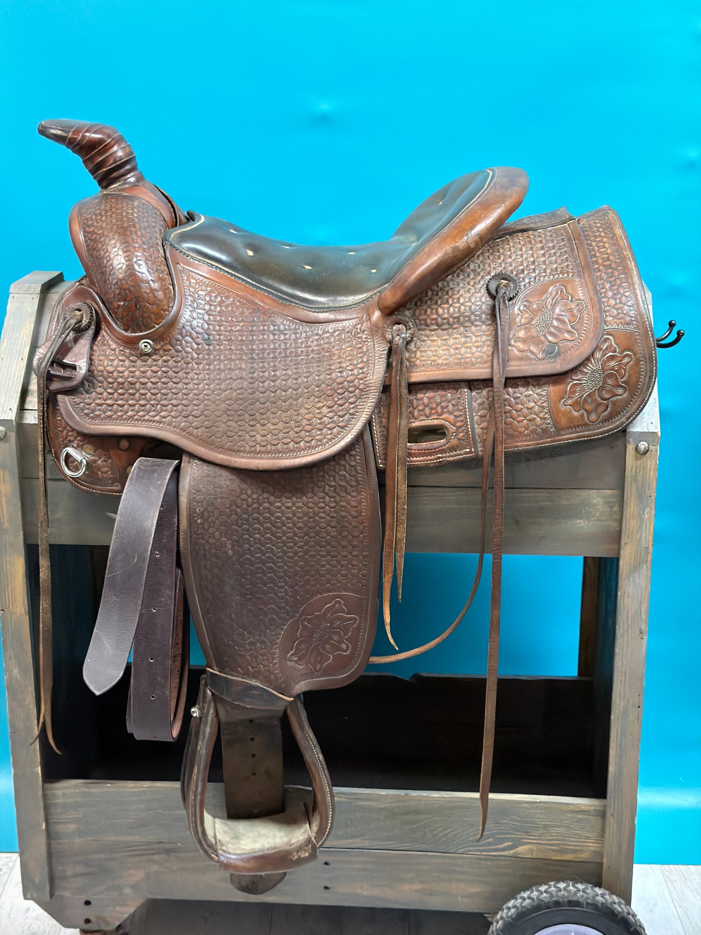 Bonney Saddlery Rope Saddle, 16"