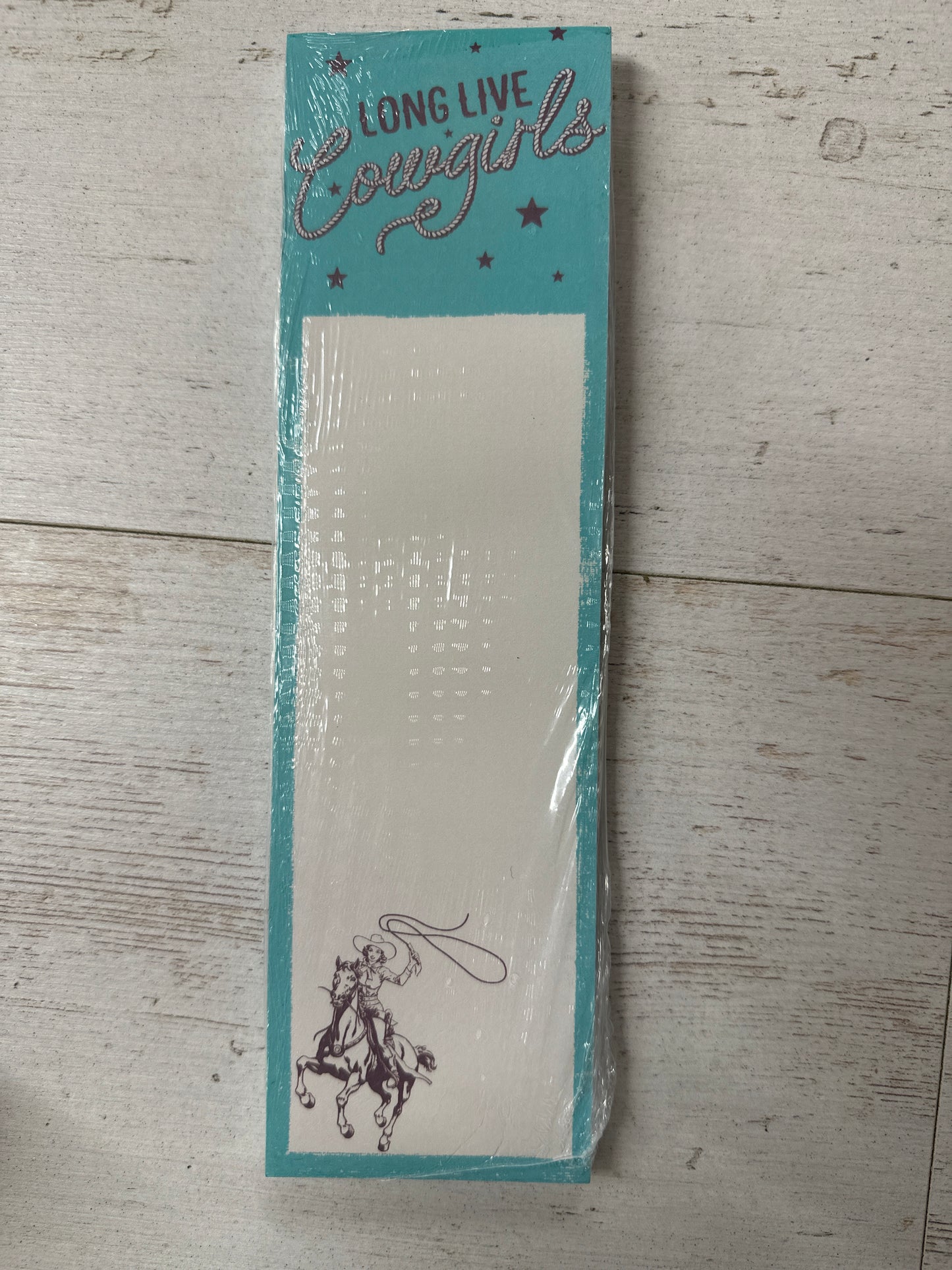 Primitives by Kathy Cowgirl magnetic notepad