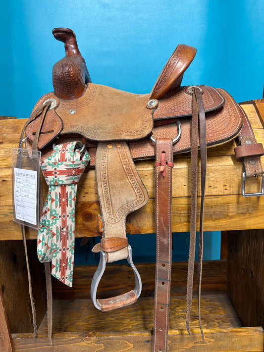 Corriente Buckaroo saddle, 10