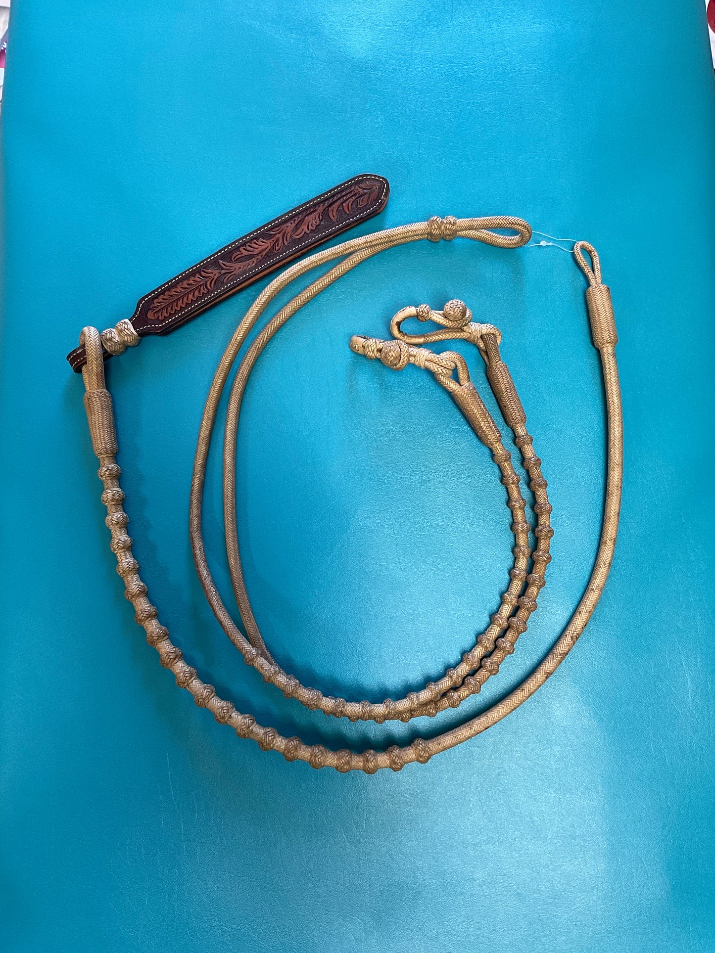 Baltodano 32 Plait Romal Reins, 84"