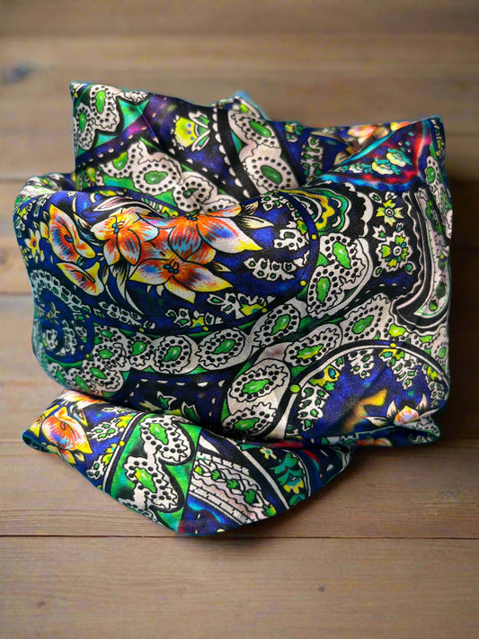 100% Silk Wild Rag, 34”x34”