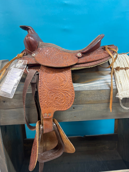 No makers mark Pony saddle, 12