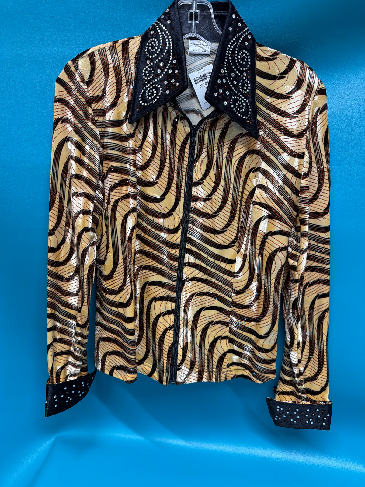 brown  Western Show shirt