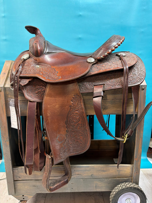 Circle Y Park & Trail saddle, 15.5