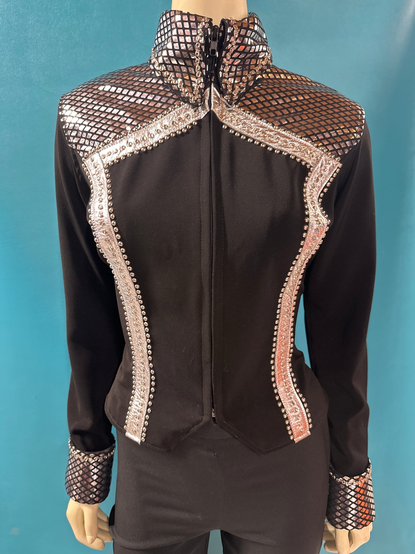 Black/Silver  Custom show shirt, M