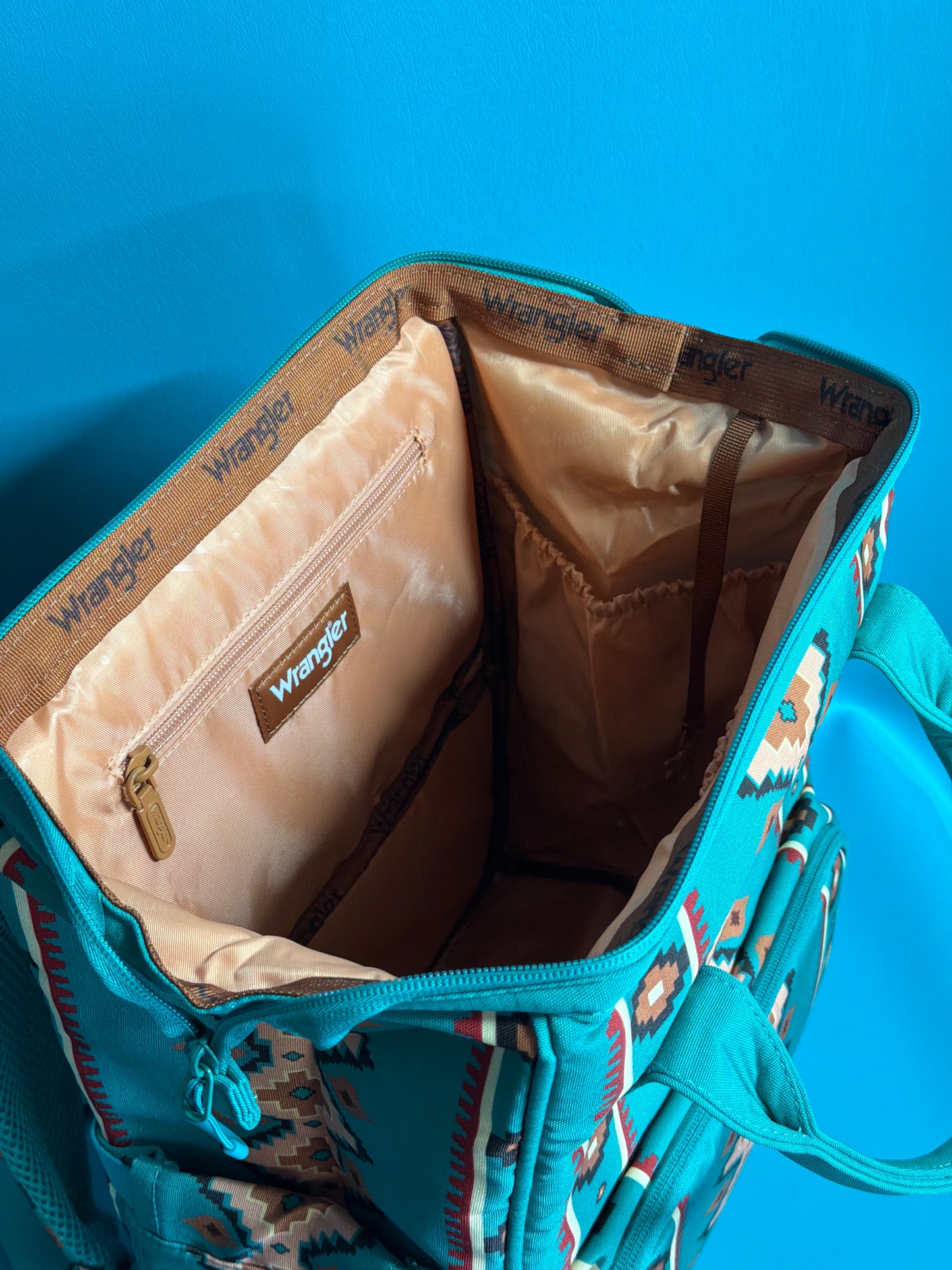 Turquoise Wrangler Callie Diaper Bag Backpack