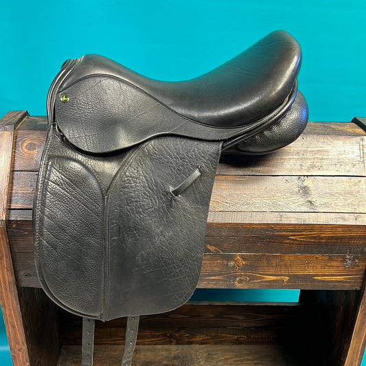 Ideal Buffalo Leather Dressage Saddle