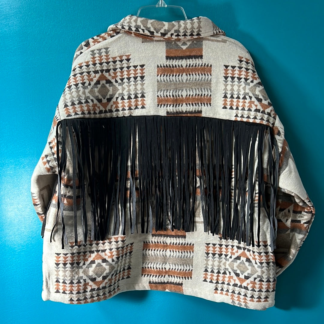 Southern Grace Aztec Jacket, M