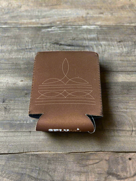 Boot Stitch Can Coozie