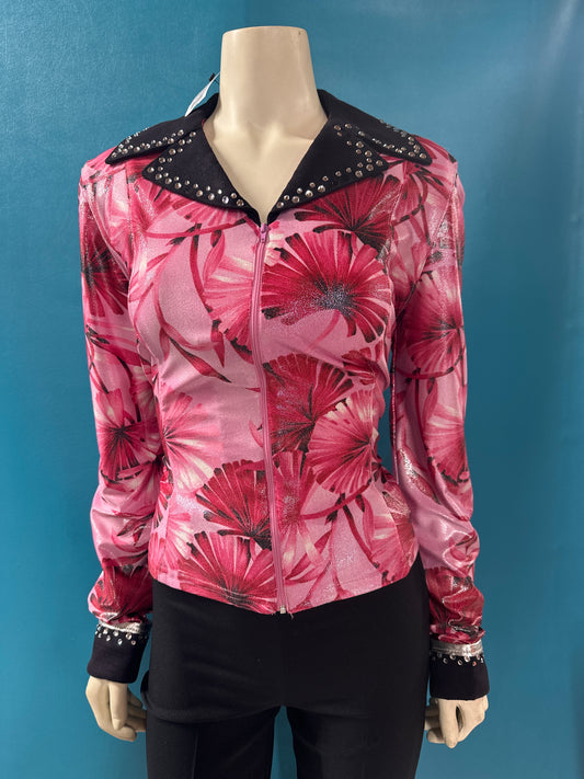 Pink Western Collection Styles Western Show Shirt, Small