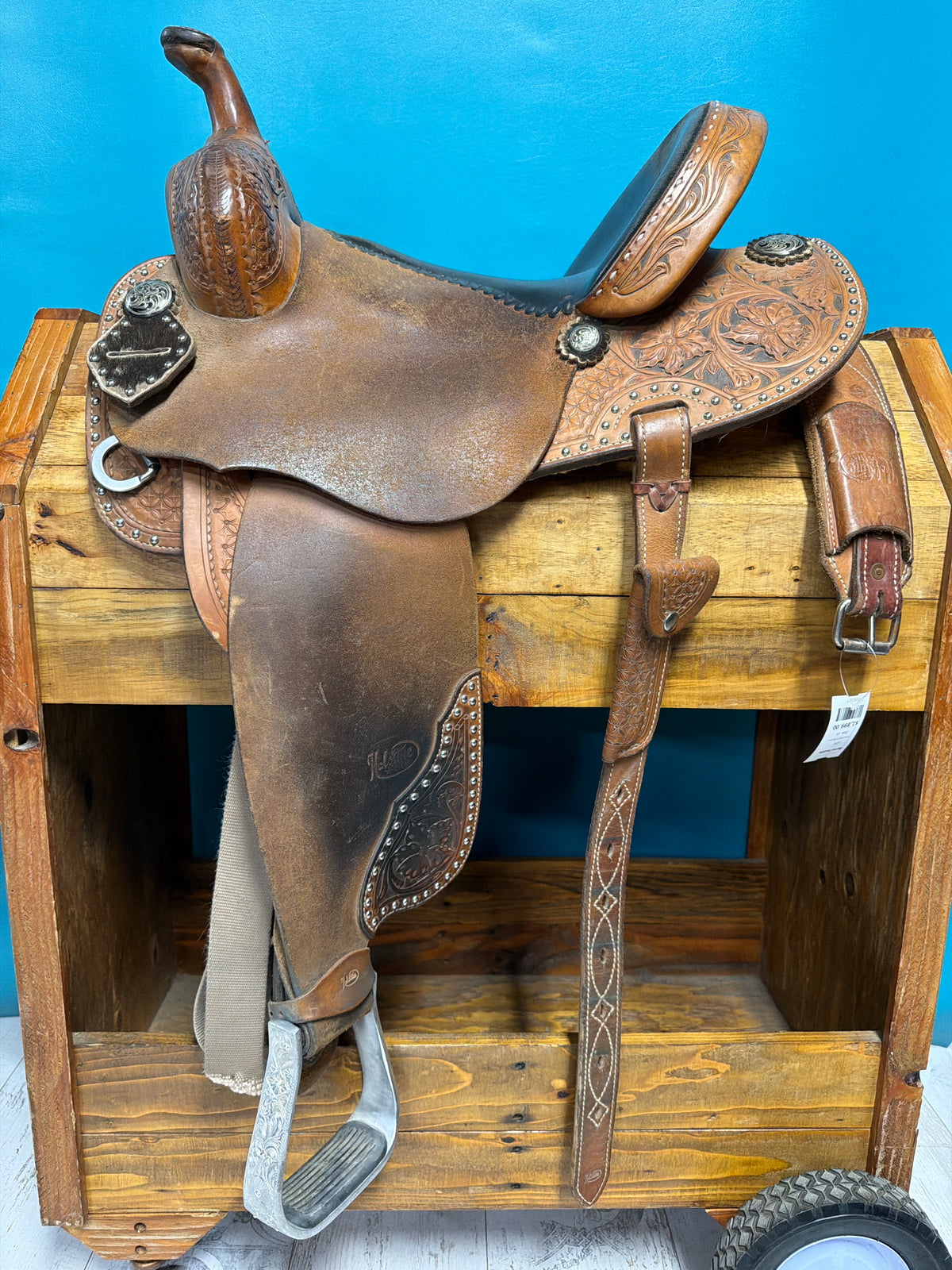 Holstine Saddlery Barrel Saddle, 14