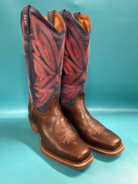 Tony Lama Western Boots, Mens 8