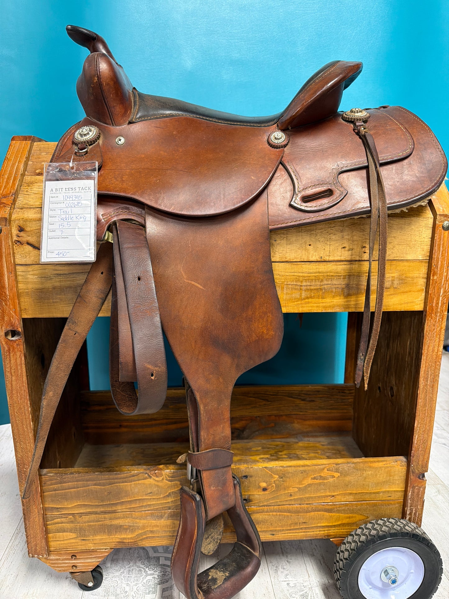 Saddle King Trail Saddle, 15.5