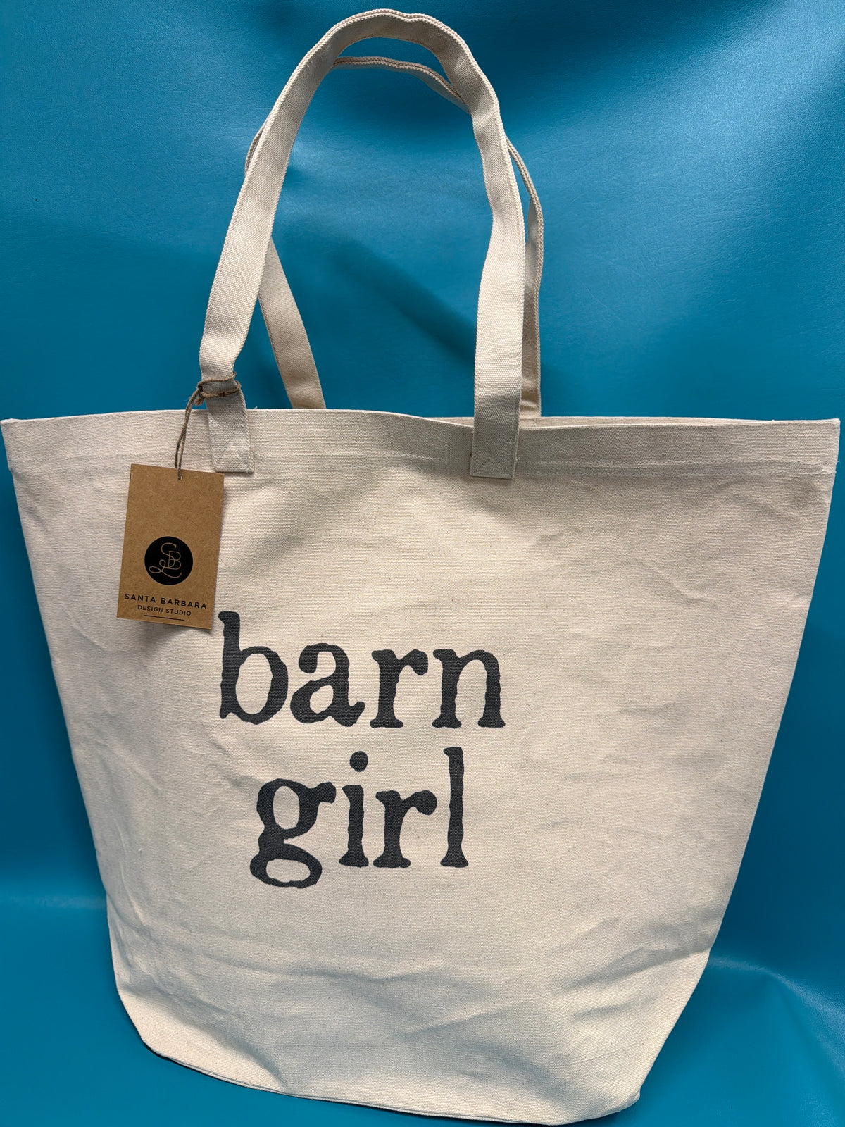 Face to Face Design Barn Girl Canvas Tote