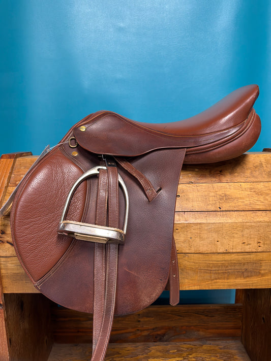 Henri De Rivel Close Contact Saddle, 17.5