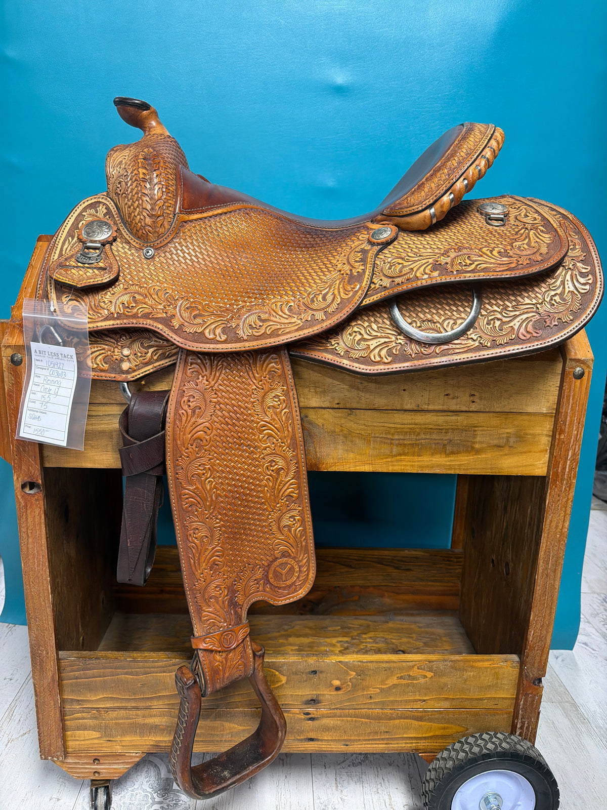 Circle Y Reining Saddle, 15.5