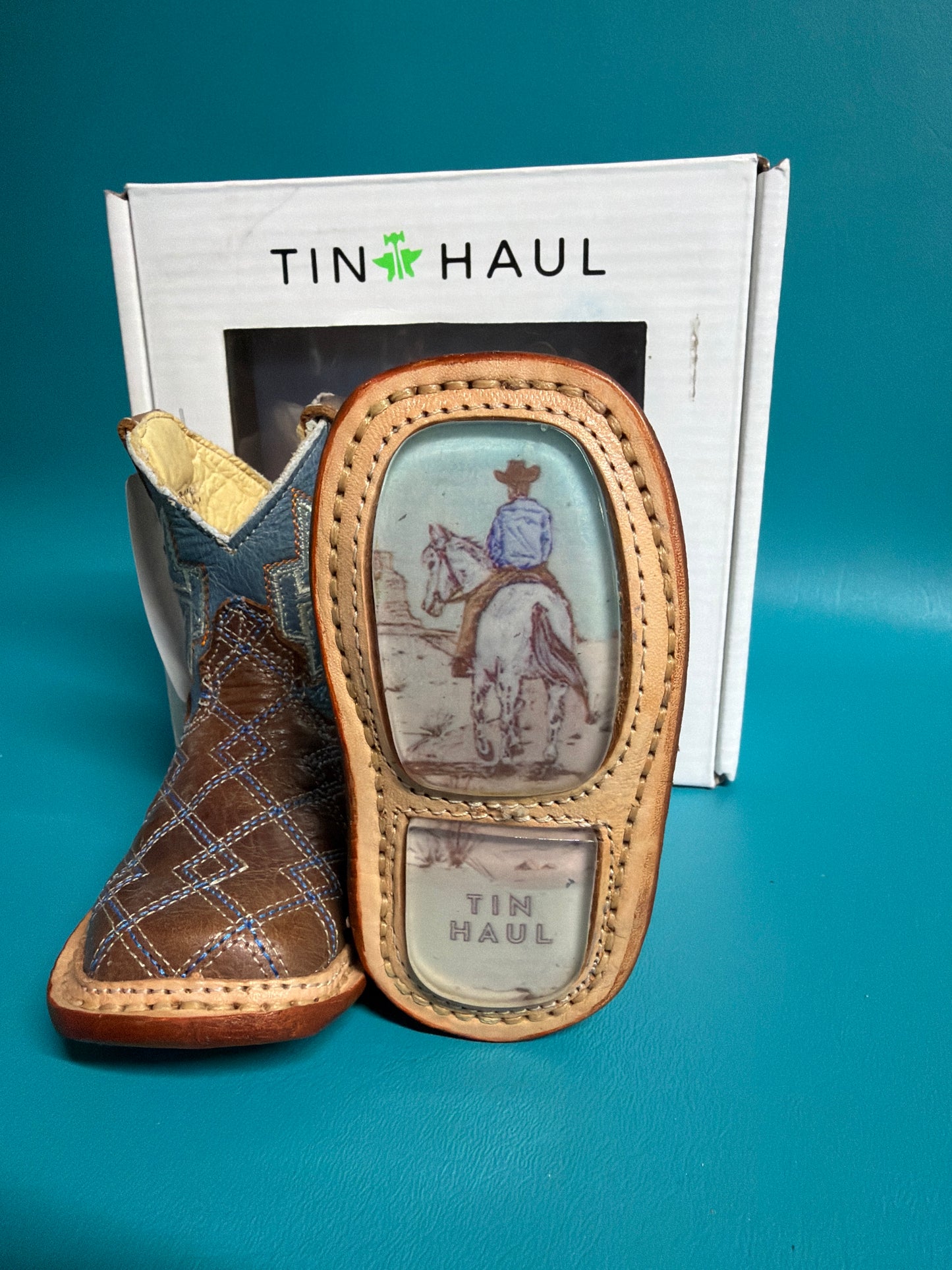 Blue Tin Haul Infant Boots, 1