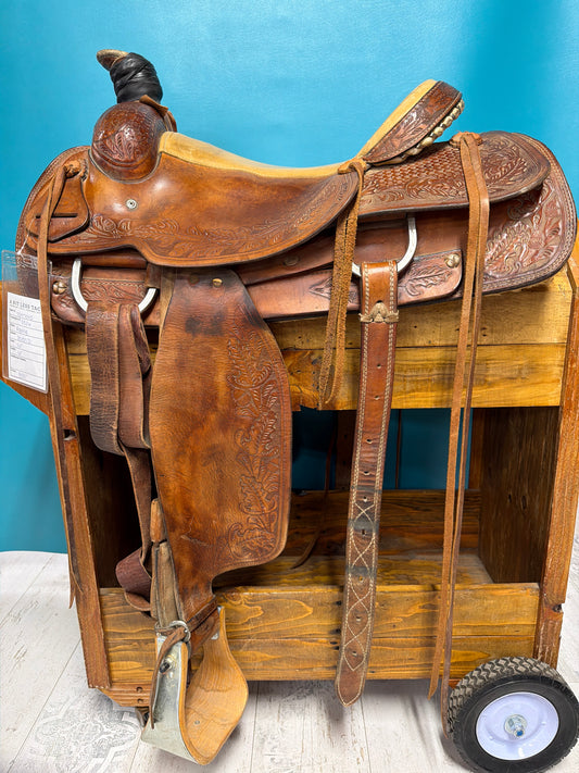 Seven-D Rope Saddle, 16