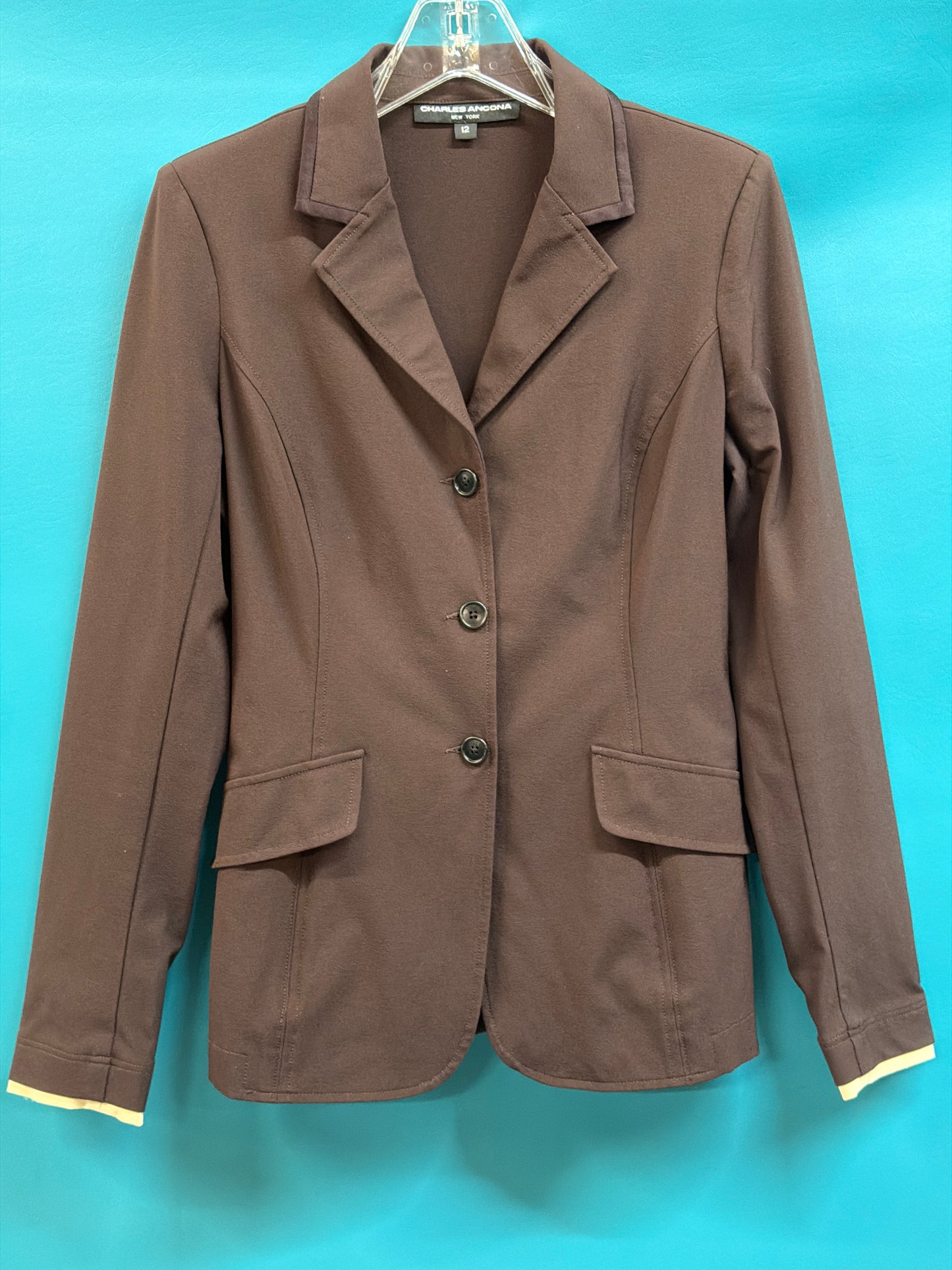Brown Charles Ancona English Show Coat, 12