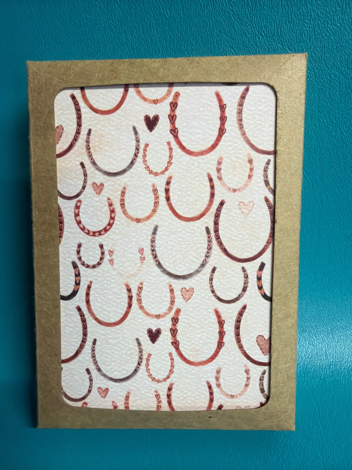 Horse Shoe Heart Card Set