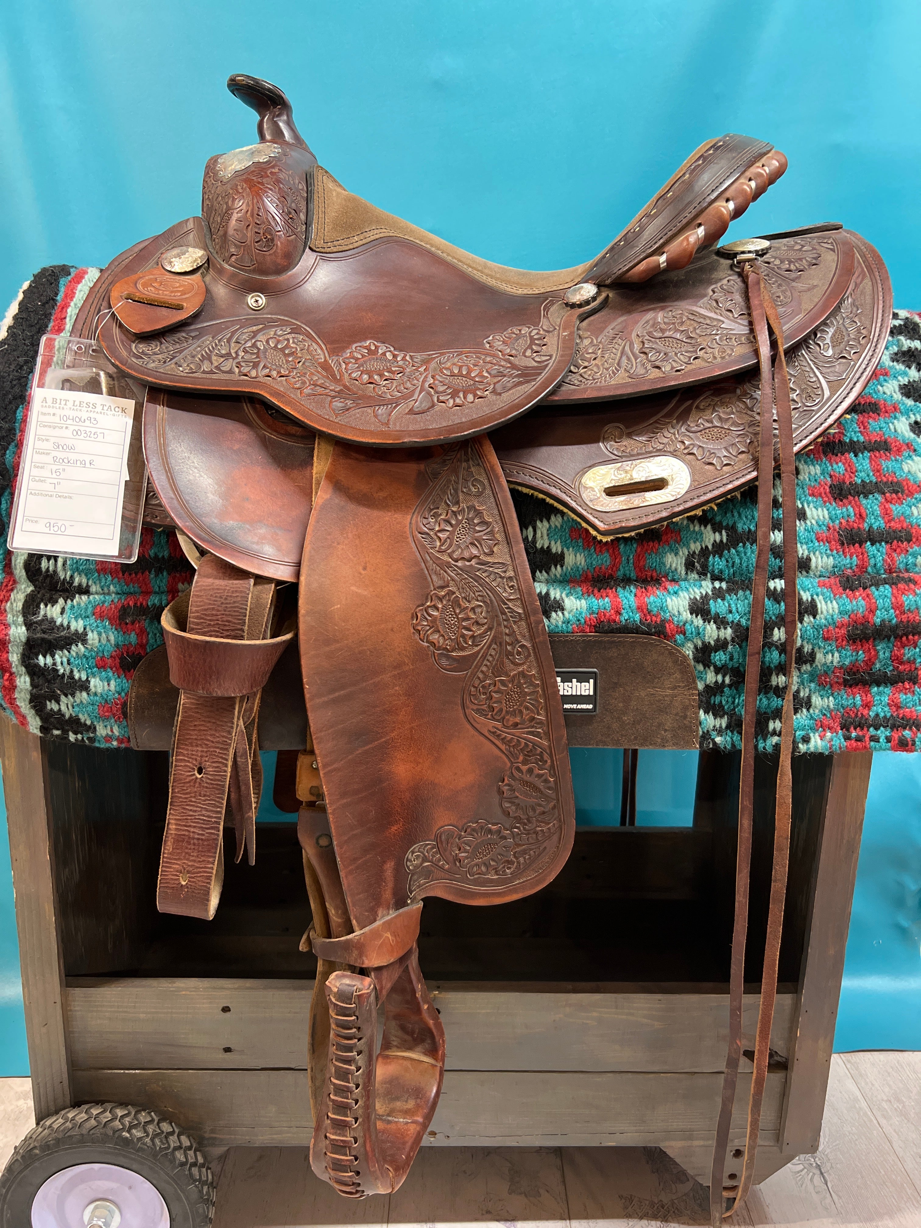 Rocking R Saddery Rocking R Saddlery Show Saddle, 15