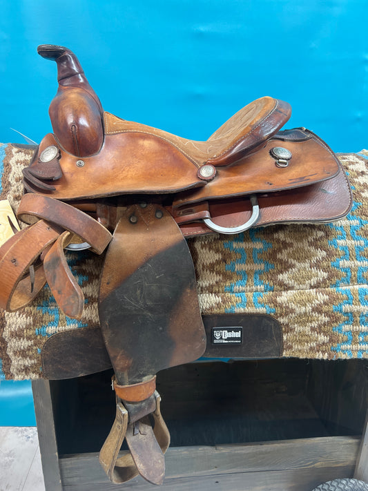 Simco Roping saddle, 13.5