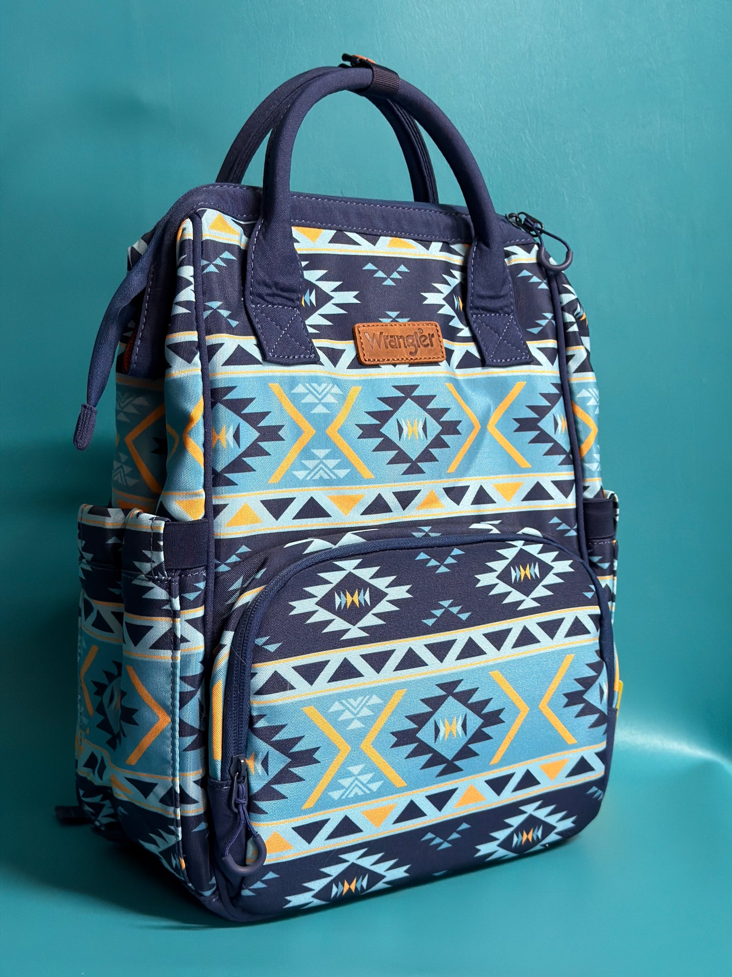 Blue Wrangler Callie Diaper Bag Backpack