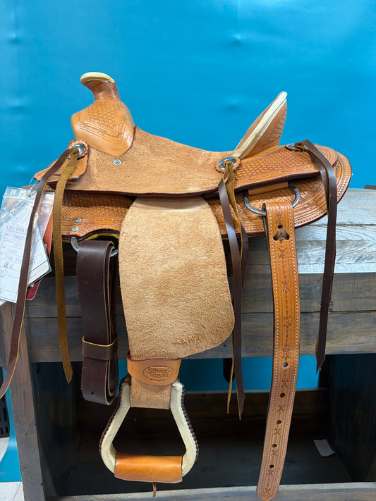 Silver Royal Youth Wade Saddle, 12