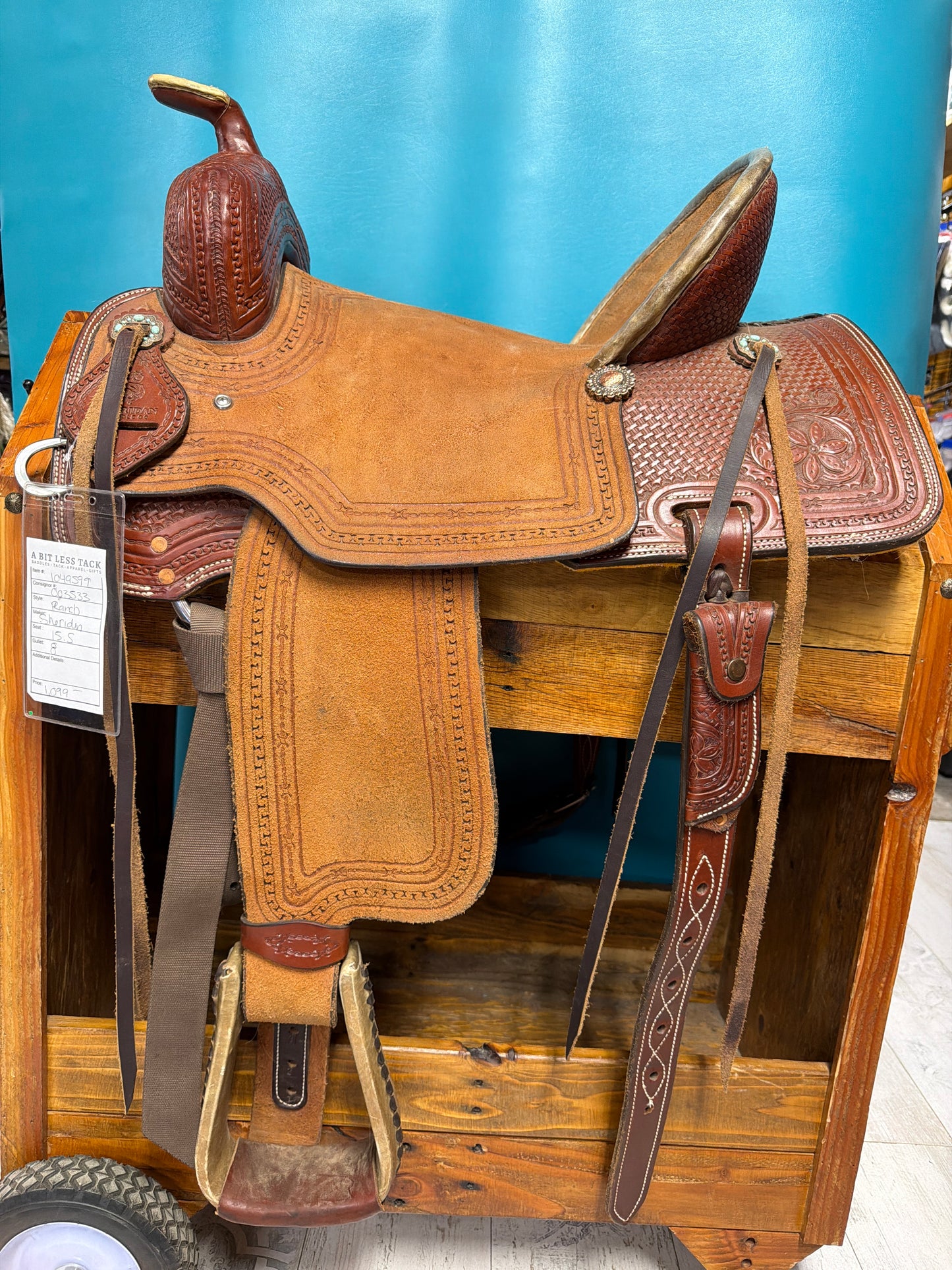 Sheridan Saddlery Ranch Saddle, 15.5