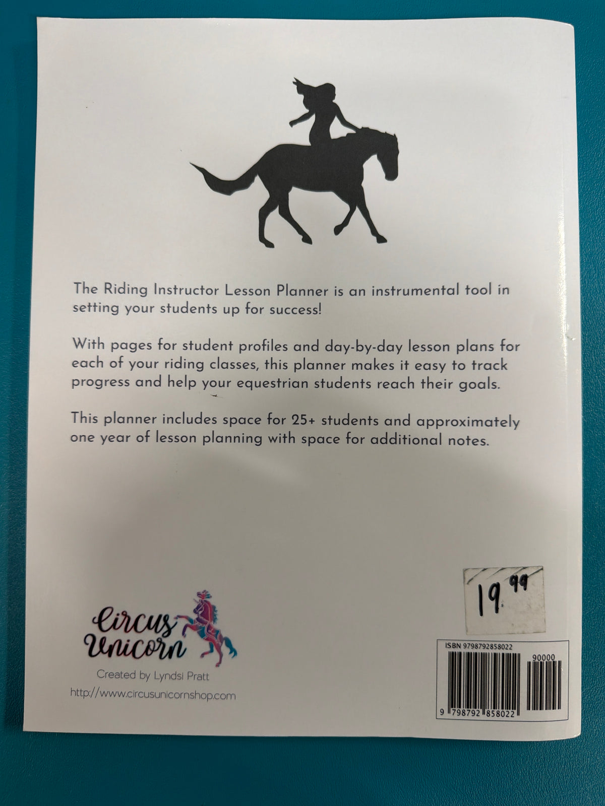 Circus Unicorn Lesson Planner