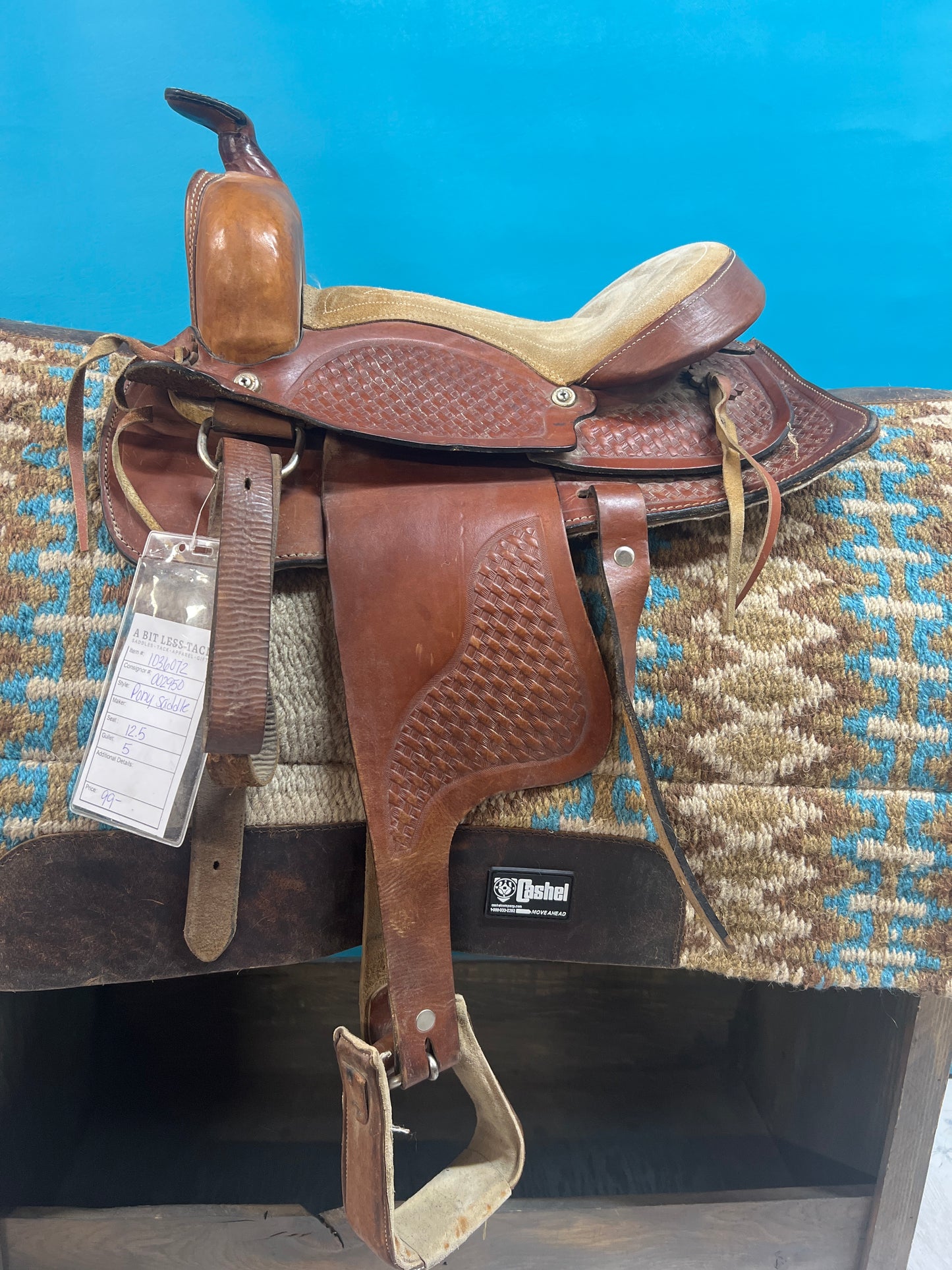 Pony saddle, 12.5