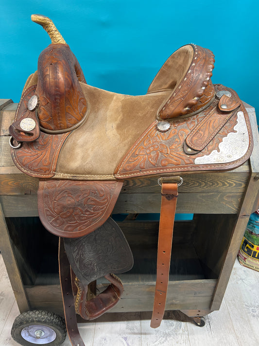 Bob Marshall Treeless Barrel Saddle