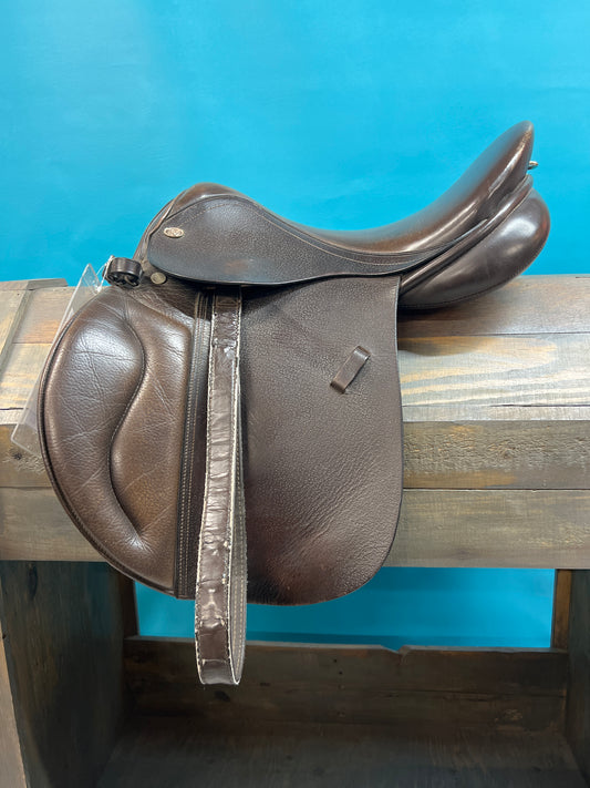 Brown Duett Piccolo All Purpose Saddle, 16"