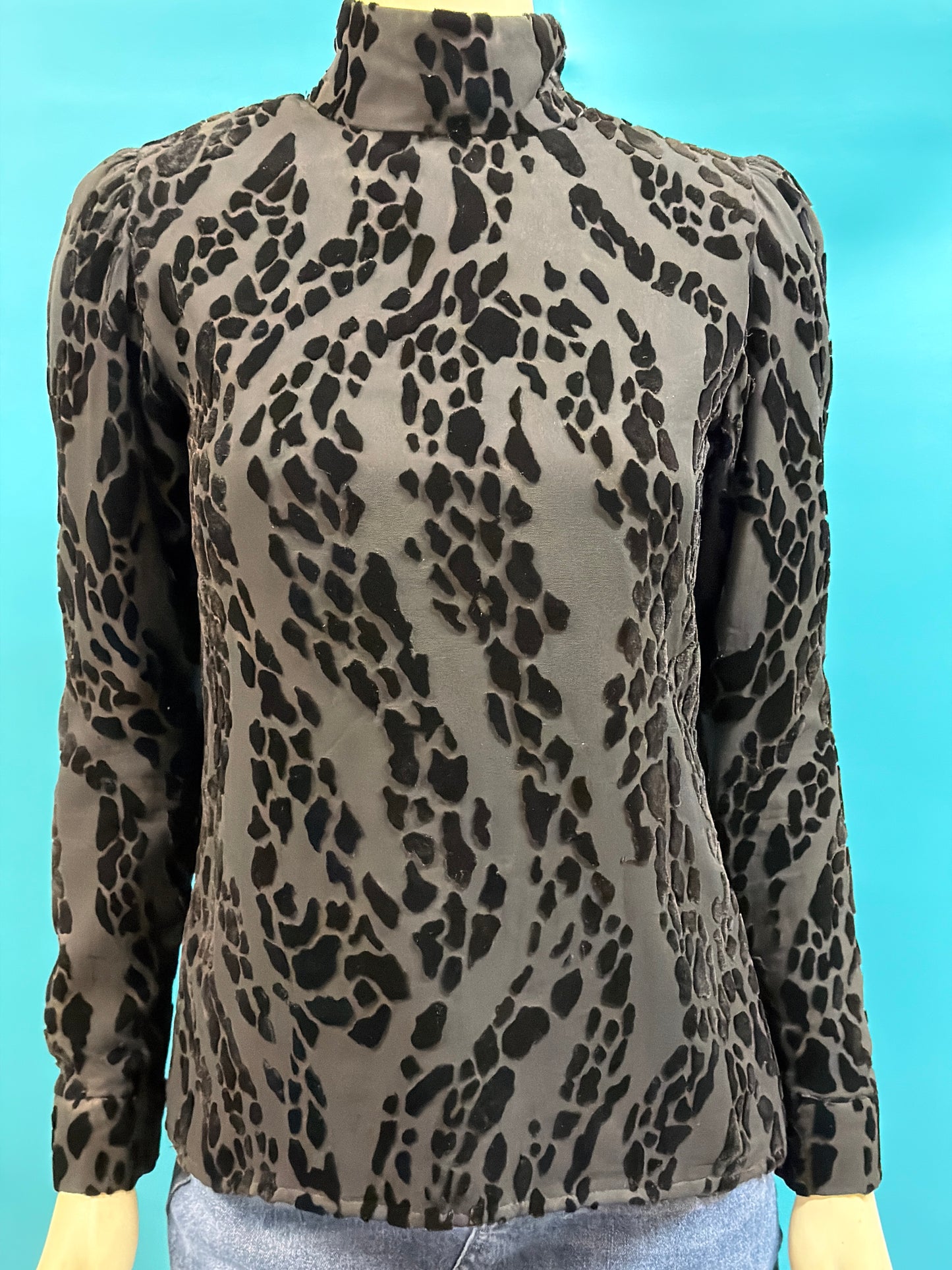 Black/Velvet  Show Shirt