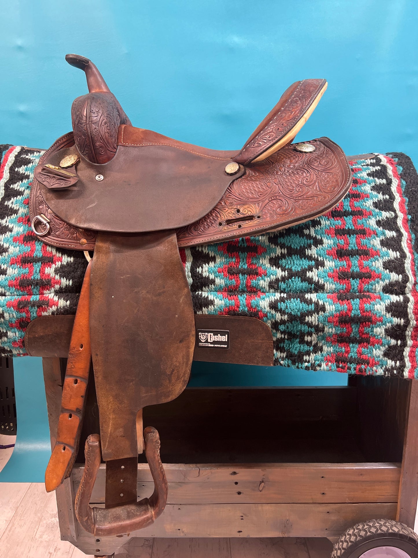 Circle Y Barrel Saddle, 15