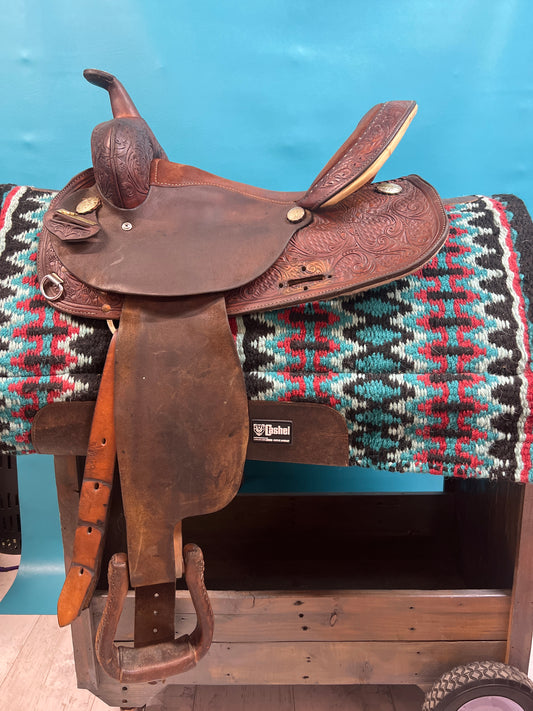 Circle Y Barrel Saddle, 15