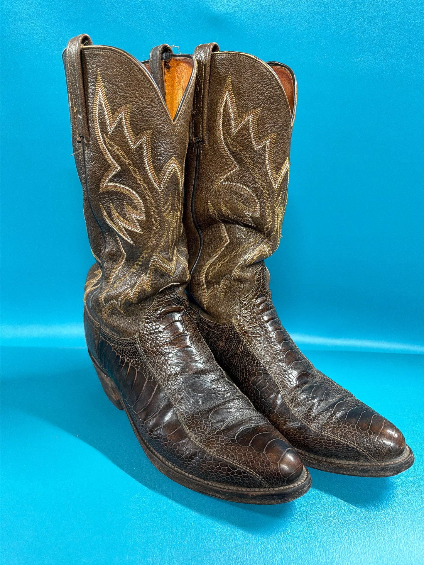 Lucchese Corbin Western Boots, Mens 9