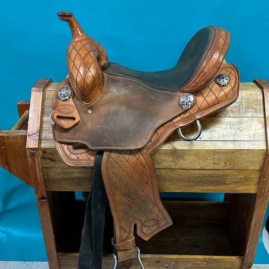 Len Brown Black Mesa Barrel Saddle