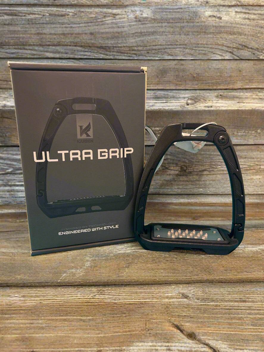 Black Karben Ultra Grip Safety Stirrups, 5