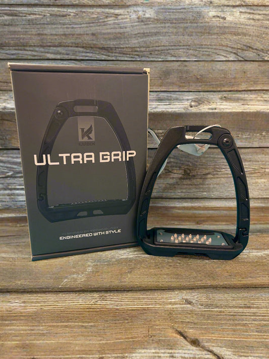 Black Karben Ultra Grip Safety Stirrups, 5