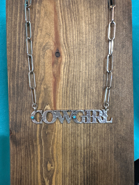 Tipi Cowgirl Necklace