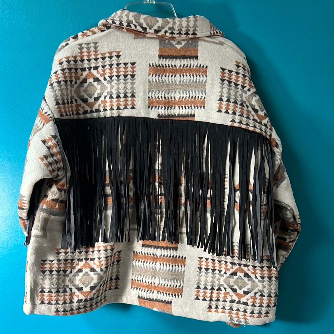 Southern Grace Aztec Jacket, S