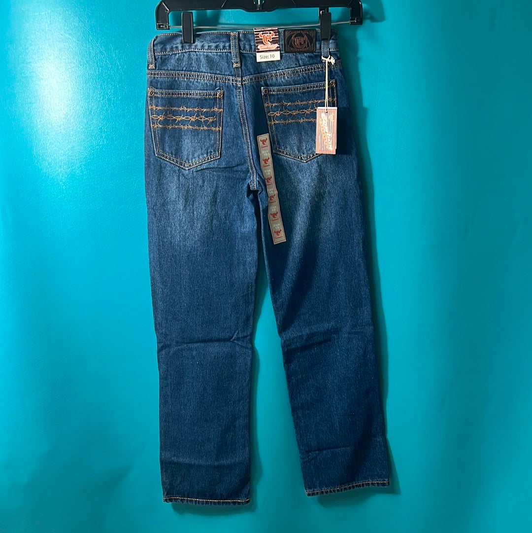 Denim Cowboy Hardware Jeans, 10