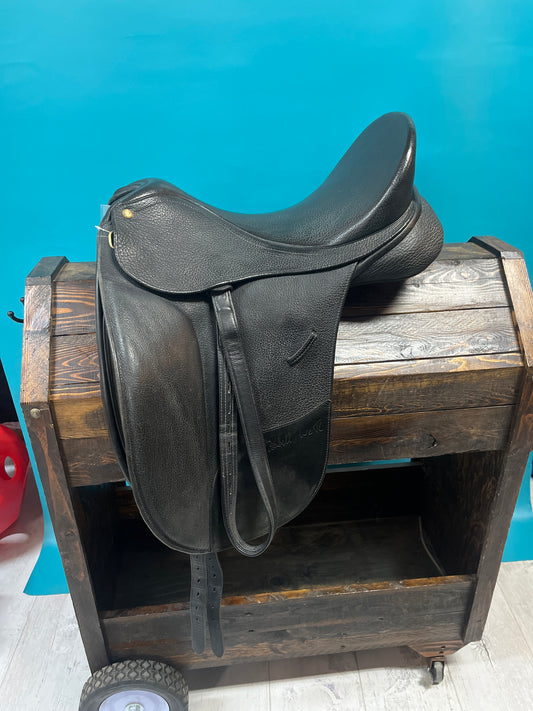 Buffalo Leather Bates Dressage Saddle