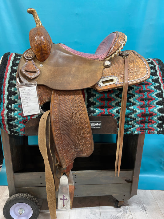 Teskeys Barrel Saddle, 14"