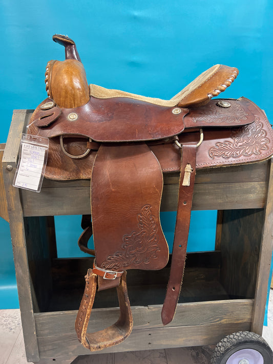 J Spence Trail saddle, 16