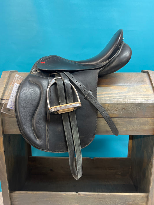 Black Duett Rondo All Purpose Saddle, 17