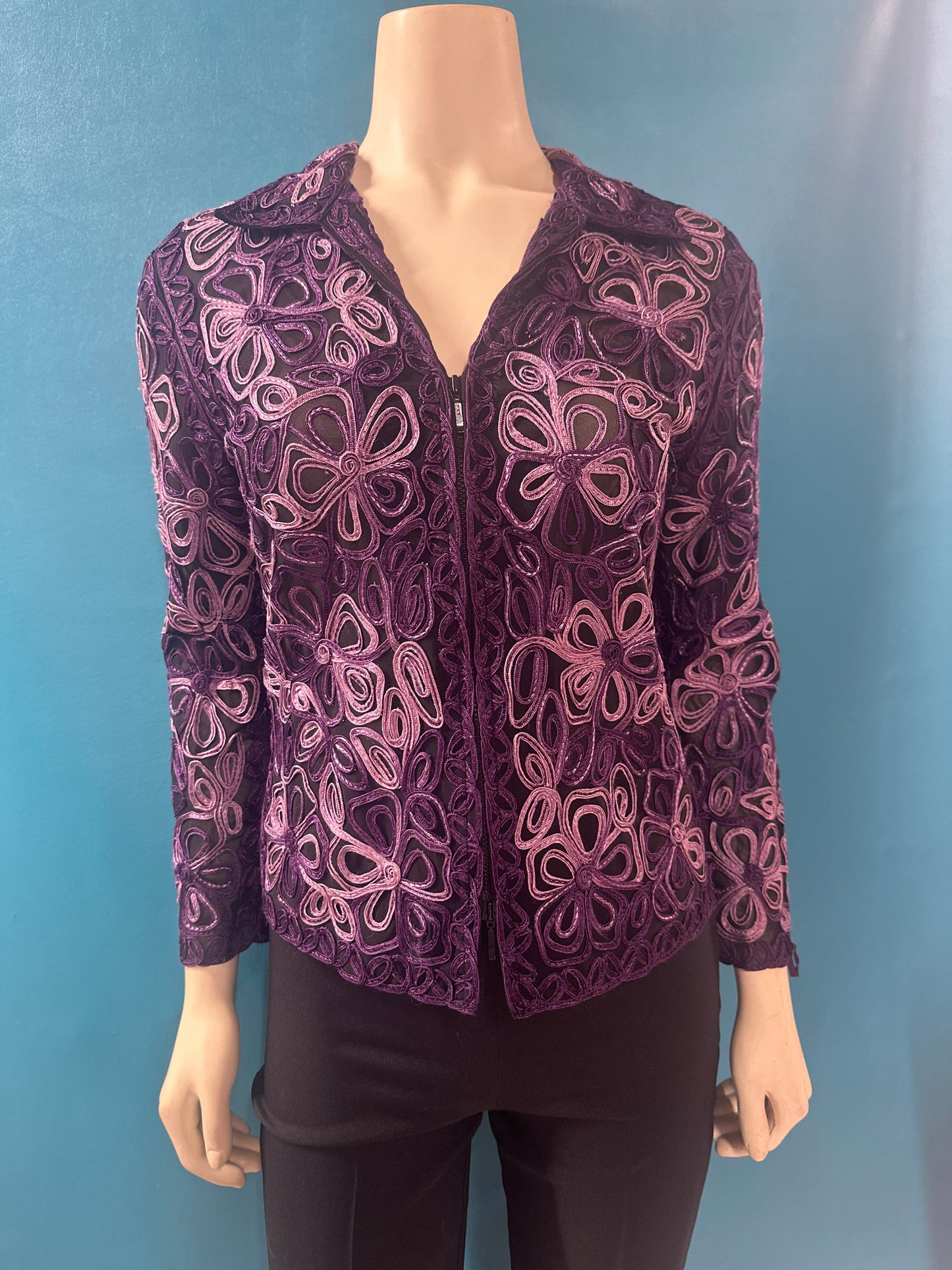 Purple Casual Studio Show jacket, S