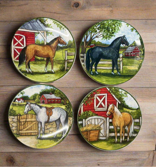 Assorted Horse Appetizer Plates