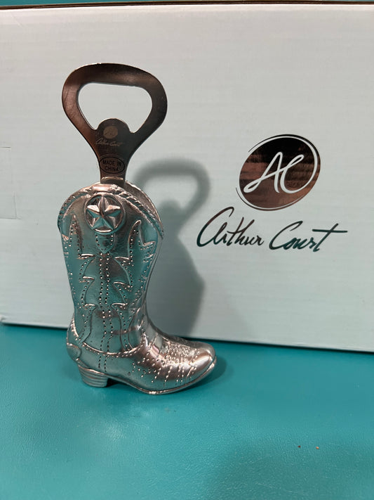 Arthur Court Cowboy Boot Bottle Opener